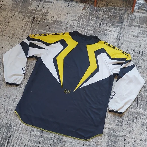 Fox Racing Black and Yellow Jersey Men's Size XL - Picture 10 of 13